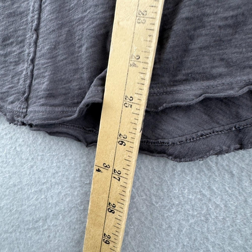 American Giant Shirt Womens Medium Gray Gauzy Cotton Long Sleeve Crew Tee USA - Picture 13 of 15